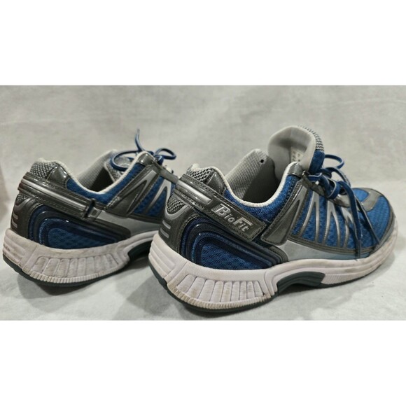Orthofeet Sprint 674 Men\'s  Size 11 Wide 2E Blue Tie-Less Orthopedic Sneaker main image 15
